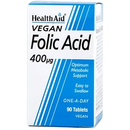 Health Aid Folic Acid 400mcg - 90 ταμπλέτες