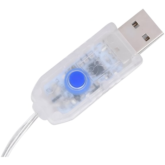 Χριστουγεννιάτικα Λαμπάκια VidaXL Κουρτίνα 500 Led 4.56m - Πολύχρωμο image 4