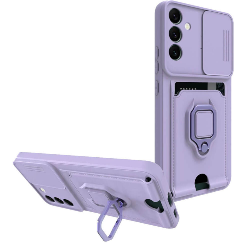 BODYCELL Θήκη Samsung Galaxy A14 - Bodycell Multifunction - Μωβ