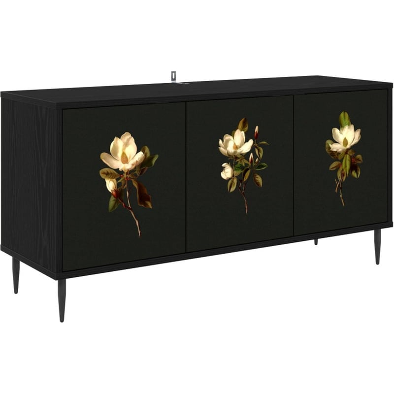 Έπιπλο Τηλεόρασης VidaXL BREMEN 102 x 33 x 51 cm - Μαύρη Δρυς