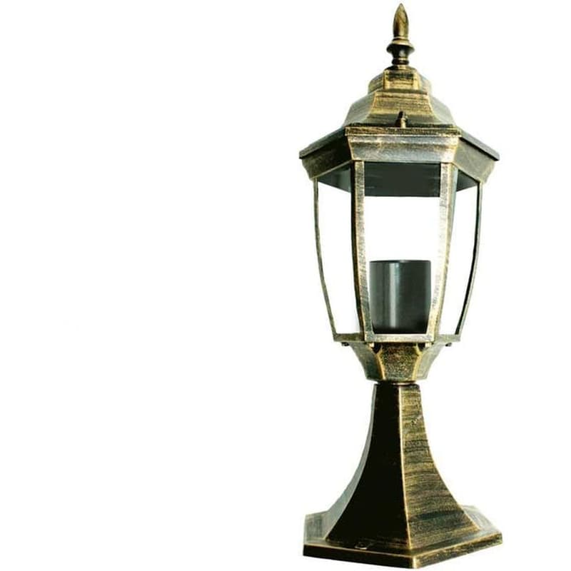 Φανάρι Εξωτερικού Χώρου Aca Hi6173gb από Αλουμίνιο - Χρυσό/Μαύρο