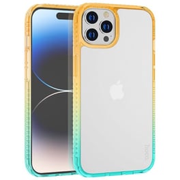 Θήκη Apple iPhone 14 Pro - Hoco Crystal Color Skin Feel - Orange Green