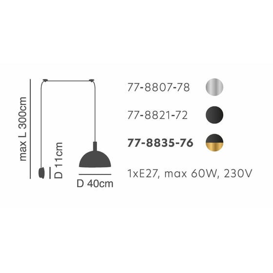 Απλίκα Τοίχου Homelighting 77-8821 Μεταλλική Φ40x31 cm - Μαύρη image 1