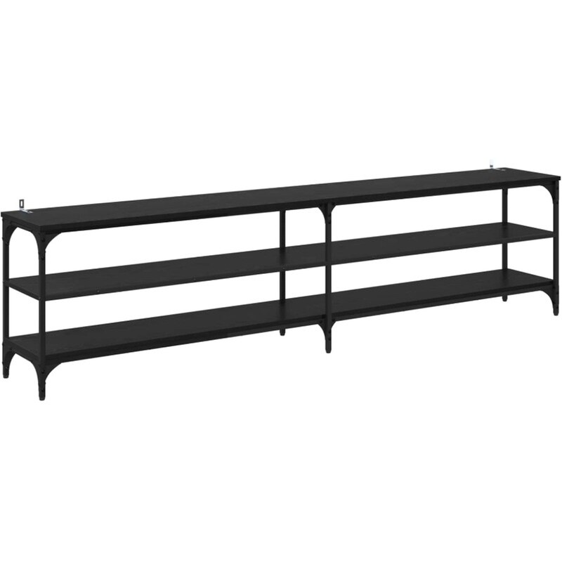 Έπιπλο Τηλεόρασης VidaXL 200 x 30 x 50 cm - Μαύρη Οξιά