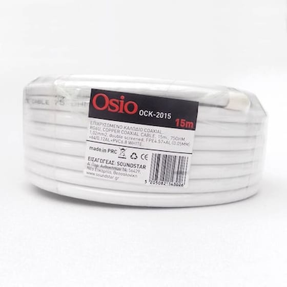 Osio Ock-2015 Ομοαξονικό Καλώδιο Κεραίας 15m 75ω image 0