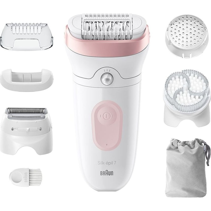 BRAUN Αποτριχωτική Μηχανή BRAUN Silk-épil 7 7-060 για Υγρή Στεγνή Χρήση