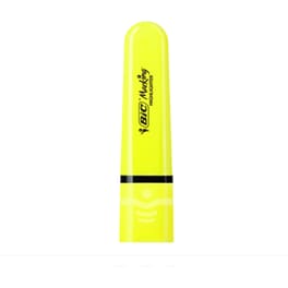 Μαρκαδόρος Υπογράμμισης Bic Flat Neon Κίτρινο 1.2 mm