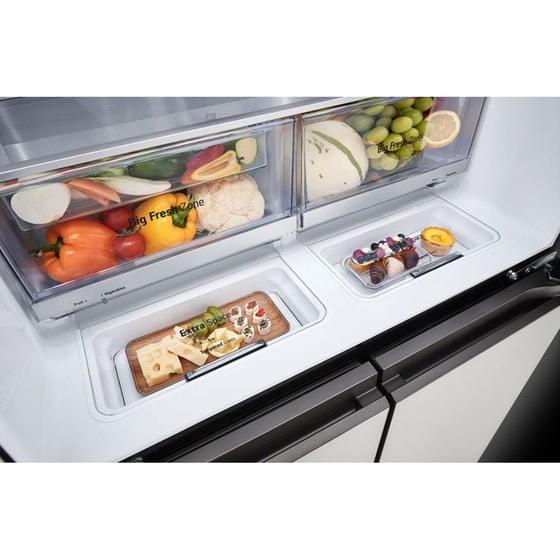 LG GMV960NNME MoodUP Total No Frost 617 Lt Λευκό Μπεζ Ψυγείο Ντουλάπα image 6
