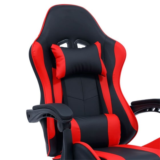 Καρέκλα Γραφείου Gaming William Pakoworld Pu Μαύρο-κόκκινο – 275-000012 image 4