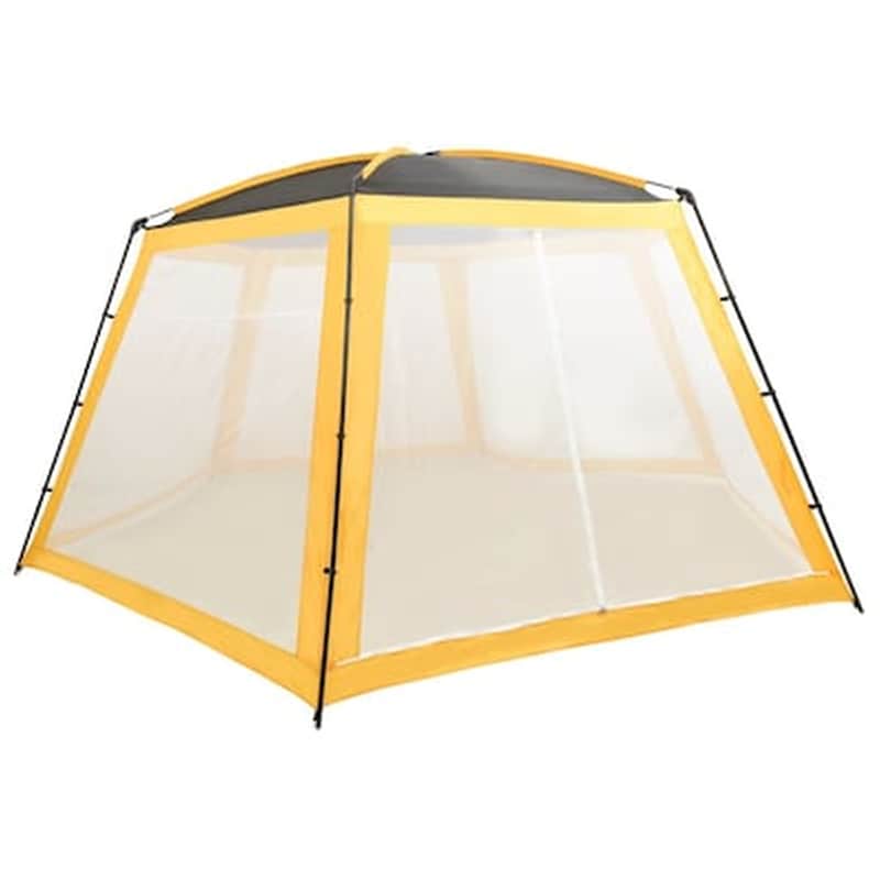 Vidaxl Σκίαστρο Πισίνας Κίτρινο 660 X 580 X 250 Εκ. Υφασμάτινο