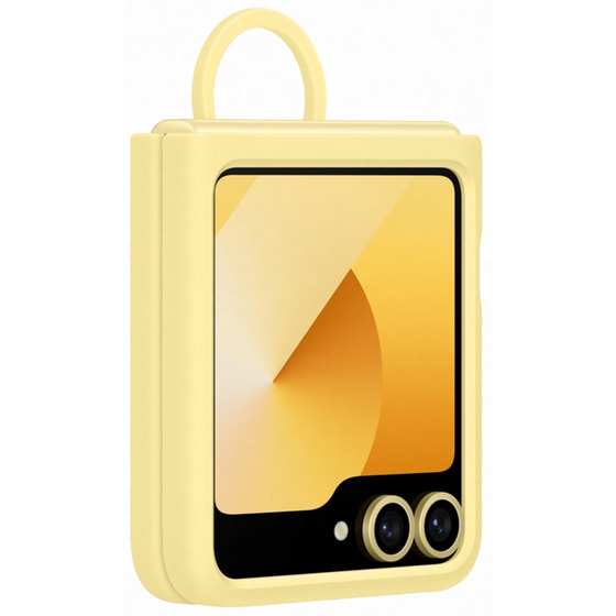 Θήκη Samsung Galaxy Z Flip6 - Samsung Silicone Case - Yellow image 2