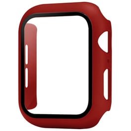 Θήκη Sonique Προστασία PC + Tempered Glass για Apple Watch 40mm - Κόκκινο
