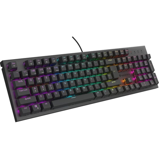 Genesis Thor 303 Gaming Μηχανικό Ενσύρματο USB Πληκτρολόγιο RGB Μαύρο (US) image 1