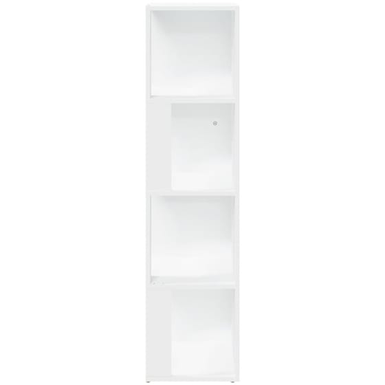 Ραφιέρα VidaXL Γωνιακή από Μοριοσανίδα 33x33x132 cm - Λευκό image 0