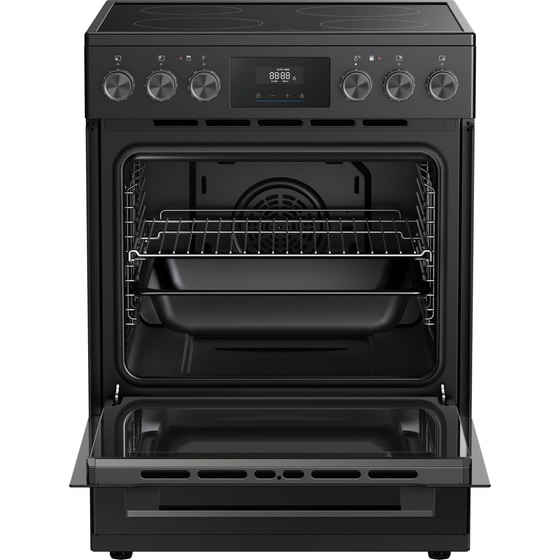 MIDEA MFO24D-AE4R10F(BK) 70 Lt Μαύρο Ηλεκτρική Κουζίνα Κεραμική image 1