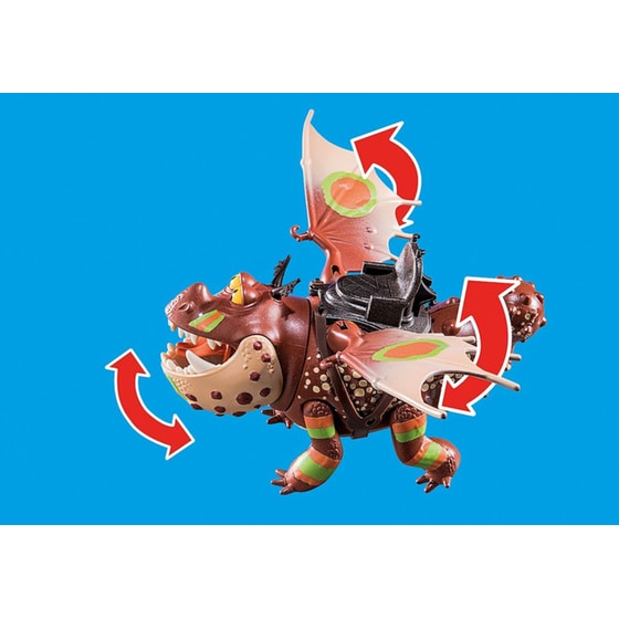 PLAYMOBIL® DreamWorks Dragons: Λέπιας και Χοντροκέφαλος (70729) image 3