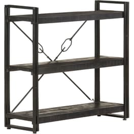 Βιβλιοθήκη VidaXL από Ξύλο 90x30x80cm - Μαύρο
