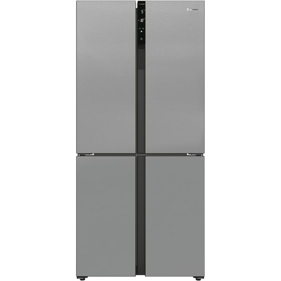 Ψυγείο Ντουλάπα CANDY CSC818FX No Frost 436 Lt με Super Cooling και Super Freezing - Ασημί image 0