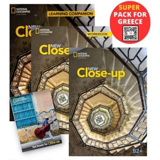 New Close-Up B2+ Super Pack For Greece (Student's Book + Spark + Workbook + Companion + Testbook + Notebook) image 0