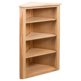 Vidaxl Ραφιέρα Γωνιακή 59 X 36 X 100 Εκ. Από Μασίφ Ξύλο Δρυός