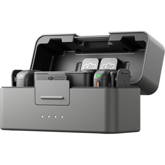 Μικρόφωνο DJI Mic 3 2TX+1RX & Θήκη Φόρτισης - Μαύρο image 3