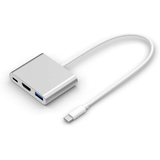 Powertech Αντάπτορας USB‑A Male σε USB‑C Female Μαύρο image 0
