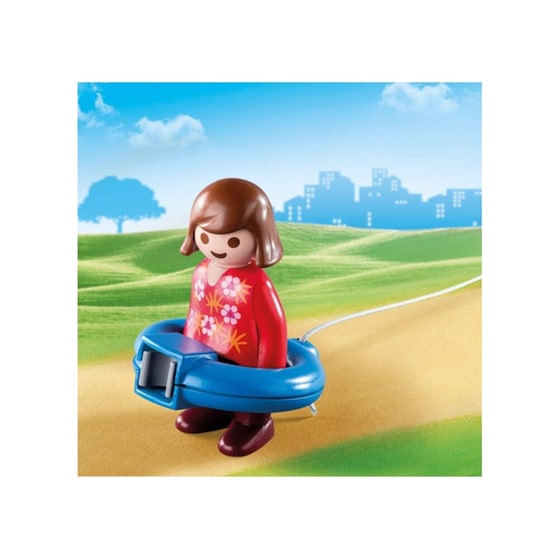 PLAYMOBIL® 1·2·3 Τρενάκι με Βαγόνι Σκυλάκι (70406) image 1