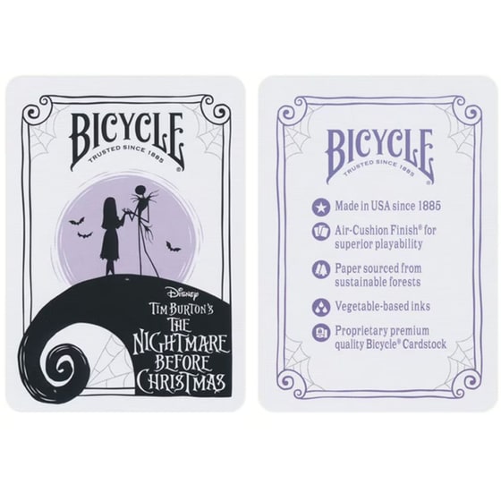 Τράπουλα Bicycle - Tim Burton's Nightmare Before Christmas image 2