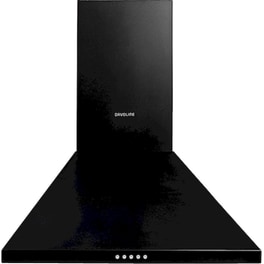 DAVOLINE CHESTER 090 BL 90 cm Μαύρο Απορροφητήρας Καμινάδα - Τζάκι