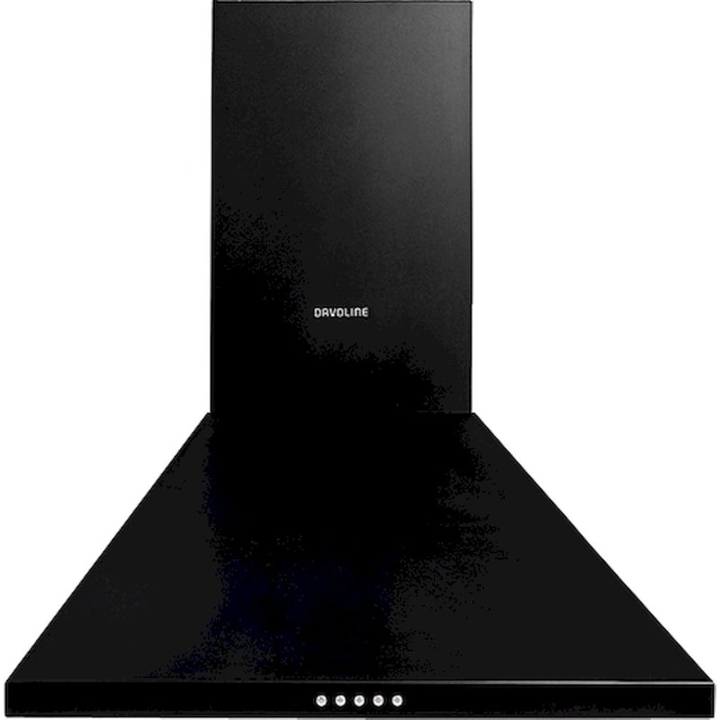 DAVOLINE DAVOLINE CHESTER 090 BL 90 cm Μαύρο Απορροφητήρας Καμινάδα - Τζάκι