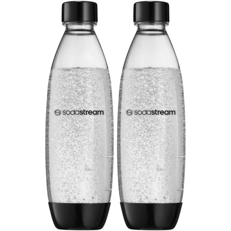 Σετ Μπουκάλι Slim SODASTREAM SS-BSL-2B 2τμχ 1 L Μαύρο/Διάφανο