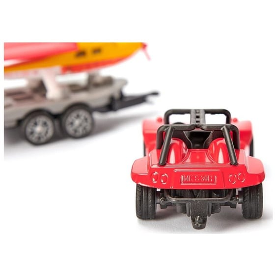Αυτοκινητάκι Siku Buggy με Τρέιλερ και Αεροπλάνο image 5