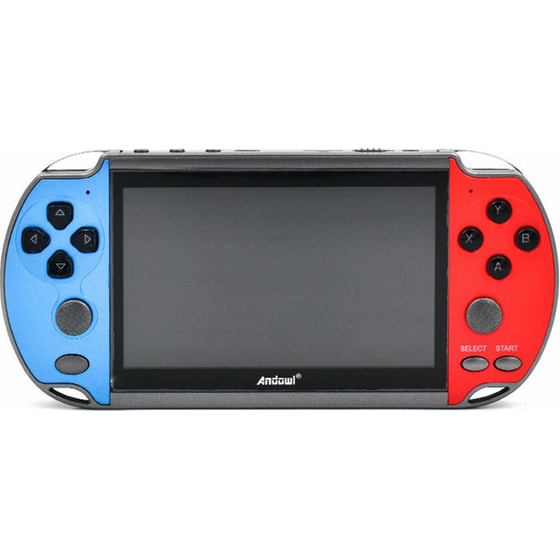 Επαναφορτιζόμενη Φορητή Ρετρό Κλασική Κονσόλα Παιχνιδιών Q-A32 Andowl 4,3 Ιντσών image 0