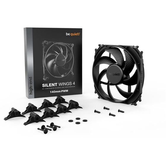 Case Fan BE QUIET! Silent Wings 4 BL096 140mm - Μαύρο image 3
