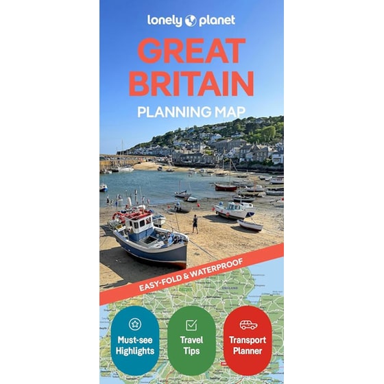 Lonely Planet Great Britain Planning Map image 0