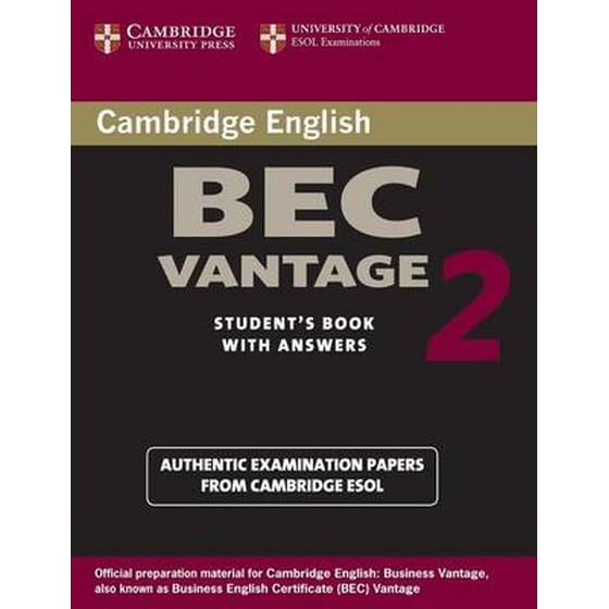 Cambridge Bec Vantage 2. Student's book with answers image 0