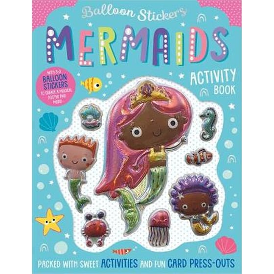 Balloon Stickers Mermaids Activity Book image 0