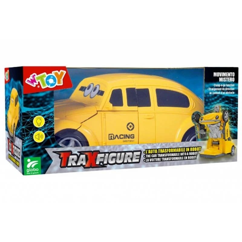 W-TOY W-Toy Traxfigure Ρομπότ Aυτοκίνητο Με Φώτα Και Ήχους