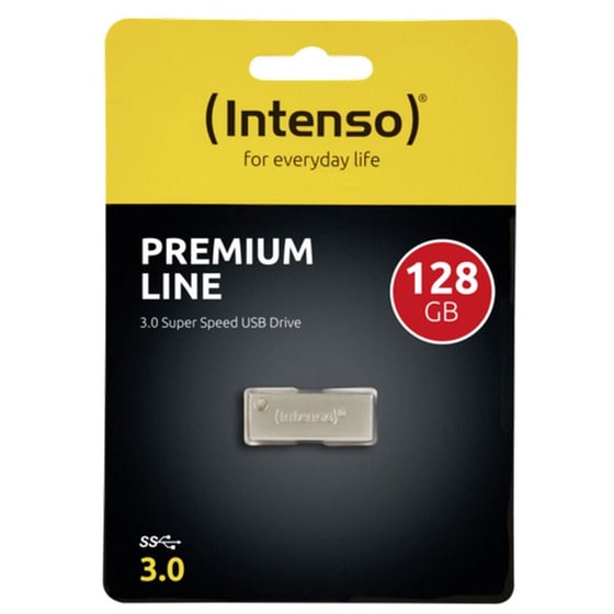 Intenso 128 GB USB-A 3.0 Stick  - Ασημί image 1