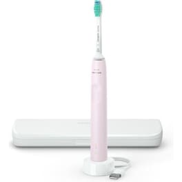 Philips 3100 Series Ηλεκτρική Οδοντόβουρτσα Με Χρονομετρητή Αισθητήρα Πίεσης Και Θήκη Ταξιδίο HX3673/11 Ρόζ