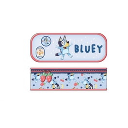 Κασετίνα Οβάλ Graffiti Blue Bluey