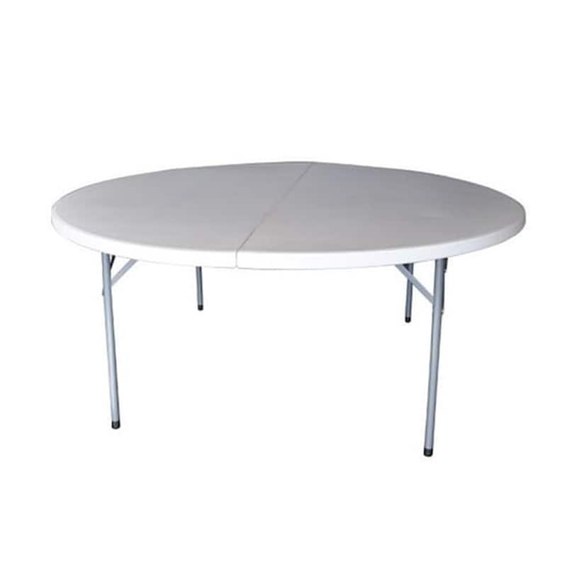 Τραπέζι Woodwell Πτυσσόμενο Φ181x74cm – Λευκό