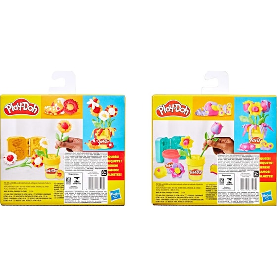 Hasbro Play-Doh Lil Flowers 2 Σχέδια 2 Τμχ - Τυχαία Επιλογή Σχεδίου (G2476 / G2479) image 4
