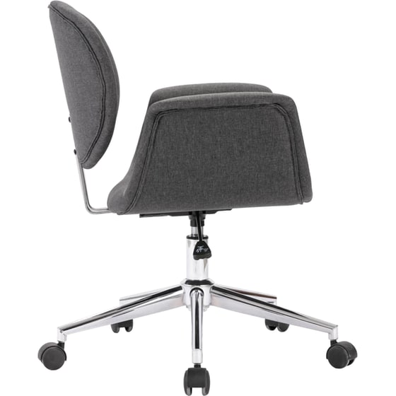 Καρέκλα Γραφείου VidaXL Υφασμάτινη - Σκούρο Γκρι image 2