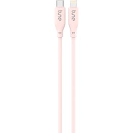 Καλώδιο Φόρτισης Tune TechFlex USB-C σε Lightning 1.5m - Pink