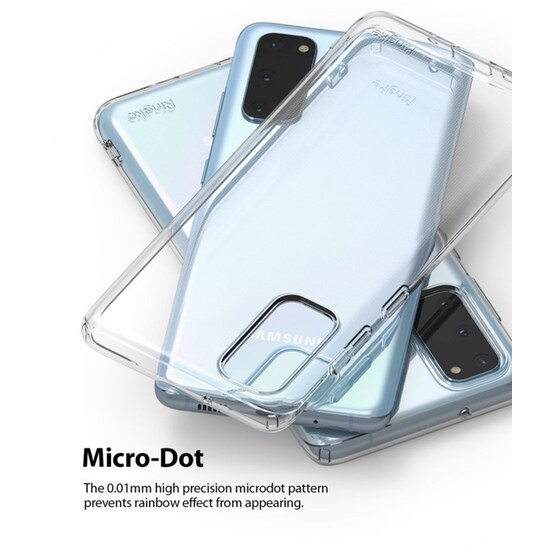 Θήκη Samsung Galaxy S20 - Ringke Air Silicon Case - Clear image 3