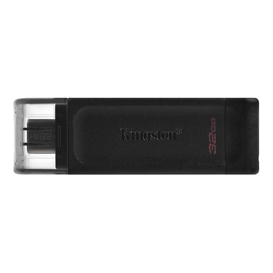 Kingston DataTraveler 70 32GB USB 3.2 Stick με σύνδεση USB-C Μαύρο image 0