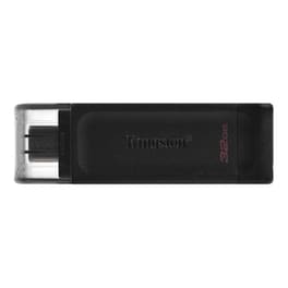 Kingston DataTraveler 70 32GB USB 3.2 Stick με σύνδεση USB-C Μαύρο