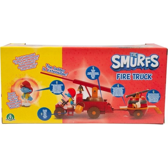 Giochi Preziosi The Smurfs Στρουμφάκια Σκουντούφλης με Πυροσβεστικό Στρουμφόχημα image 3