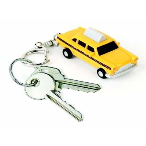 Μπρελόκ Kikkerland Taxi LED Keychain Κίτρινο image 3